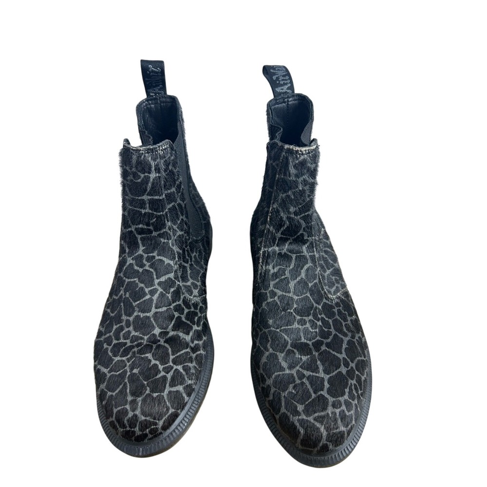 Dr. Martens Flora‎ Animal Print Chelsea Boots oil Acid Petrol Alkali Resistant 7